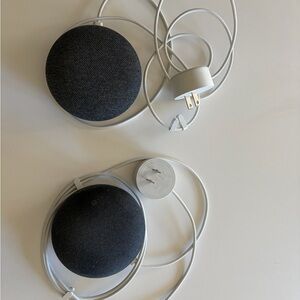 Google Home Mini Speaker Set in Black